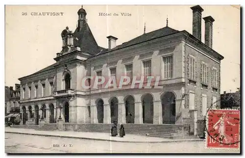 Cartes postales Chauvigny Hotel de Ville