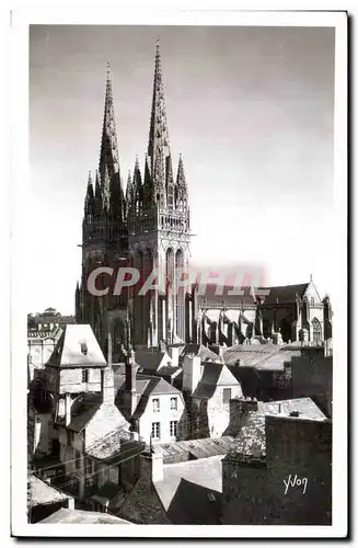 Cartes postales Quimper Finistere La Castedrale