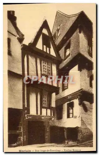 Cartes postales Morlaix Rue Ange de Guernisac Vieilles Maisons