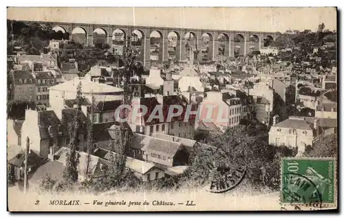 Cartes postales Morlaix Vue Generale Prise Du Viaduc