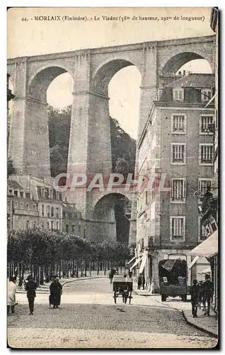 Ansichtskarte AK Morlaix Finistere Le Viaduc 58m de hauteur 292 de longneuer