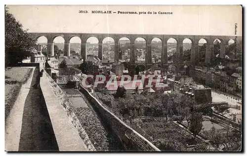 Cartes postales Morlaix Panorama pris de la Caserne