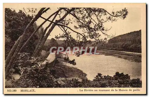 Cartes postales Morlaix La Riviere au Tournant de la Maison de Paille