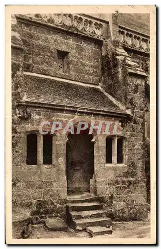 Cartes postales Locronan Finistere L Eglise XVe Siecle Porte d entree cote Nord