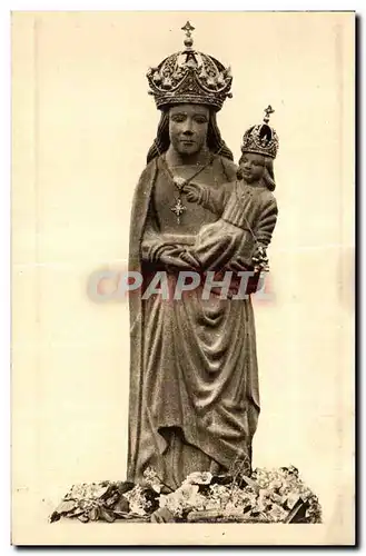 Ansichtskarte AK Ar Fologoat Our Lady of Folgoat Statue