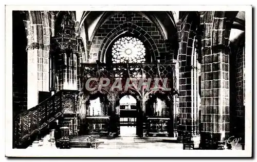 Cartes postales Le Folgoet Interieur de I Eglise