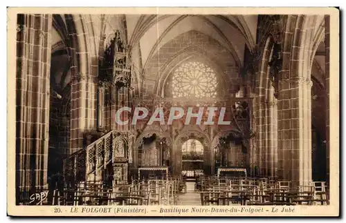 Cartes postales Le Folgoet Finistere Basilique Notre Dame du Folgoet Le Jube