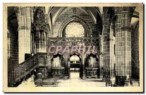 Cartes postales Le Folgoet Interieur de I Eglise