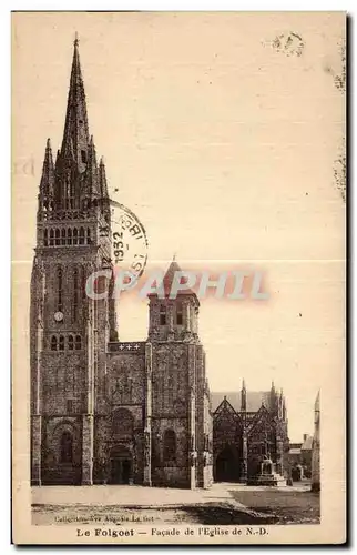 Cartes postales Le Folgoet Ficade de I Eglise de N D