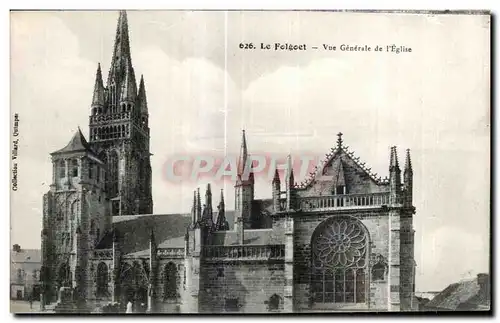 Cartes postales Le Folgoet Vue Generale de I Eglise