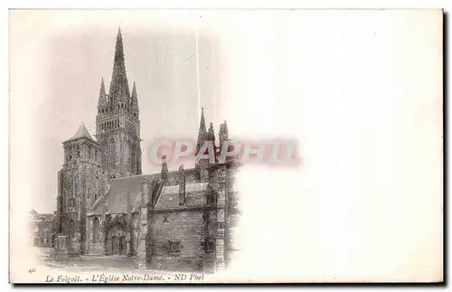 Cartes postales Le Folgoet L Eglise Notre Dame