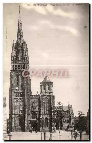 Cartes postales Le Folgoat Facade de I Eglise Notre Dame