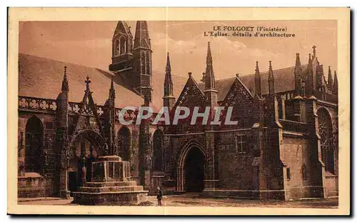 Cartes postales Le Folgoet Finistere L Eglise details d architecture