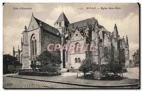 Cartes postales Dinan Eglise Saint Malo