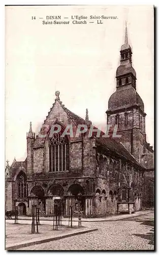 Ansichtskarte AK Dinan L Eglise Saint Sauveur Saint Sauveur Church