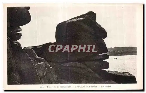 Ansichtskarte AK Environs de Plougasnou Tregastel Primel Le Sphinx