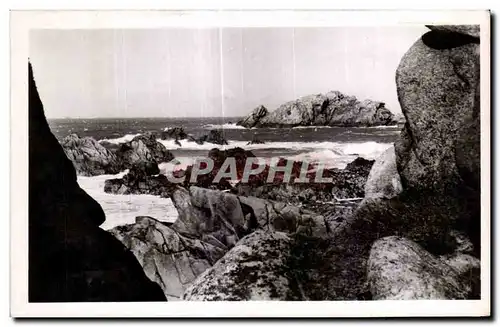 Cartes postales Le Diben et Primel Finistere Les roches a l entree du port