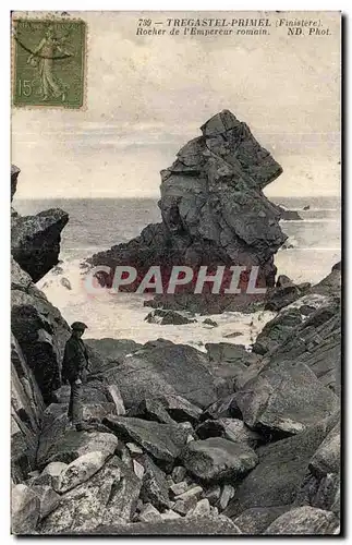 Cartes postales Tregastel Primel Finistere Rocher de l Empereur romain