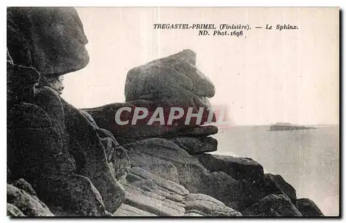 Ansichtskarte AK Tregastel Primel Finistere Le Sphinx