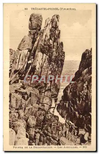 Cartes postales Tregastel Primel Finistere Pointe de la Deeapitation les Aignitles