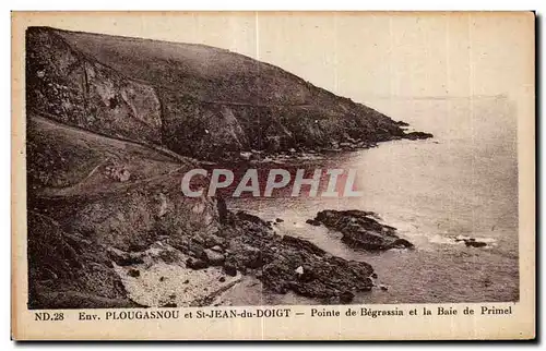 Ansichtskarte AK Environs Plougasnou et St Jean du Doigt Pointe de Begrassia et la Baie de Primel