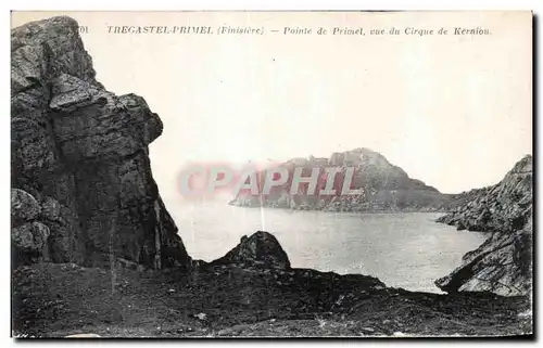 Ansichtskarte AK Tregastel Primel Finistere Pointe de Primel vue du Cirque de Kerniou