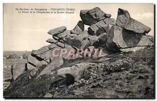 Ansichtskarte AK Environs de Plougasnou Tregastel Trimel La Pointe de la Decapitation et le Rocher decapite