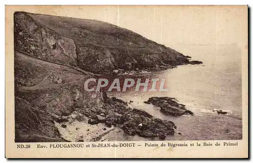 Cartes postales Environs Plougasnou et St Jean du Doigt Pointe de Begrassia et la Baie de Primel