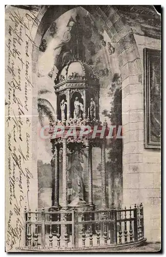 Cartes postales Morlaix Le Baptisere de l Eglise de saint Melaine