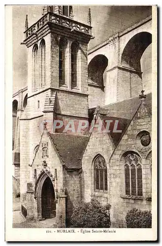 Cartes postales Morlaix Eglise Saint Melanie