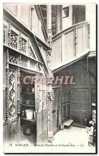 Cartes postales Morlaix Porte de l Escalier de la Grande Rue