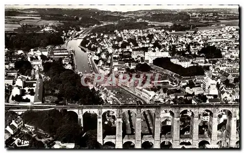 Ansichtskarte AK Morlaix Vue generale aerienne