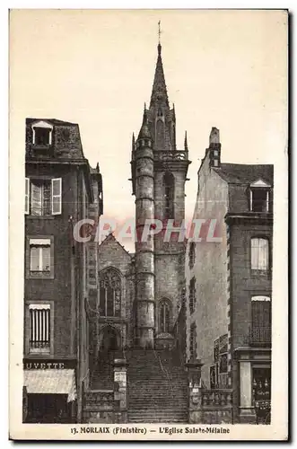 Cartes postales Morlaix L Eglise Saint Melaine