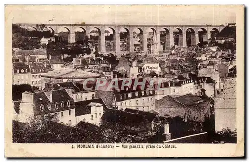 Cartes postales Morlaix Vue Generale prise du Chateau