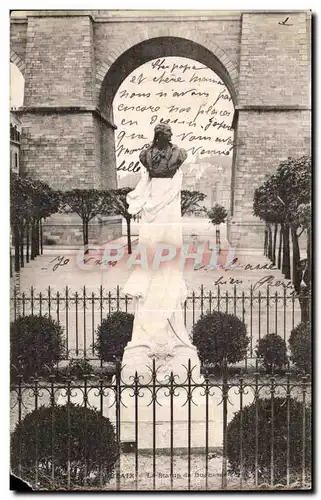 Ansichtskarte AK Morlaix La Statue de Duchesne