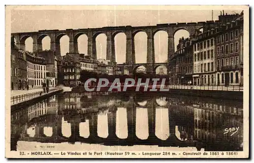 Cartes postales Morlaix Le Viaduc et le Port