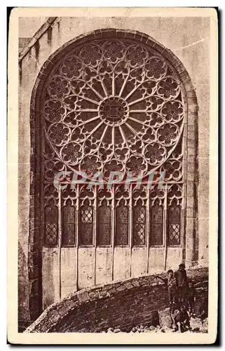 Cartes postales Morlaix Ancienne Eglise des Jacobins La Grande Rosace du Musee