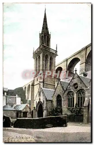 Cartes postales Morlaix Eglise St Melaine