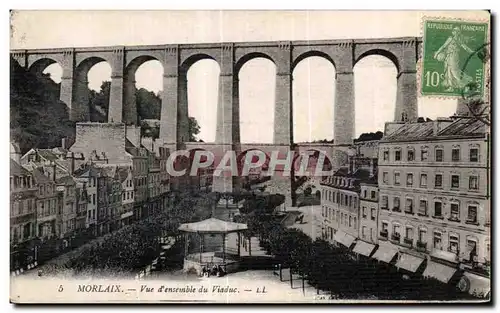 Cartes postales Morlaix Vue d ensemble du Viaduc