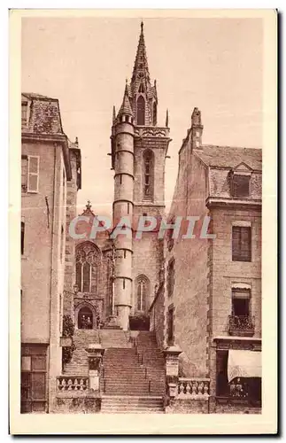 Cartes postales Morlaix Le Clocher Le Calvaire de Melaine