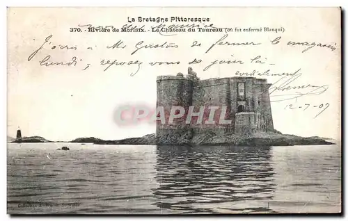 Cartes postales Riviere de Morlaix Le Chateau du Taureau (ou fut enferme Blanqui)