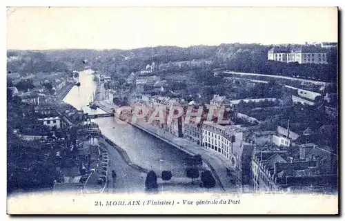 Cartes postales Morlaix Vue generale du Port