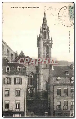 Cartes postales Morlaix Eglise Saint Melaine