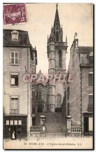 Cartes postales Morlaix L Eglise Saint Melaine