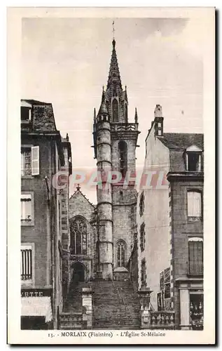 Cartes postales Morlaix L Eglise Saint Melaine