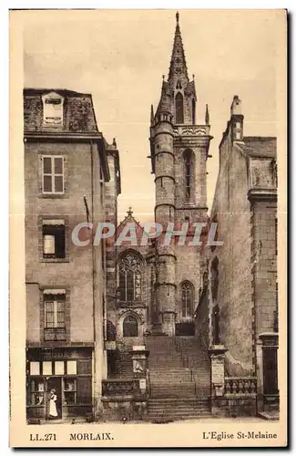 Cartes postales Morlaix L Eglise St Melaine