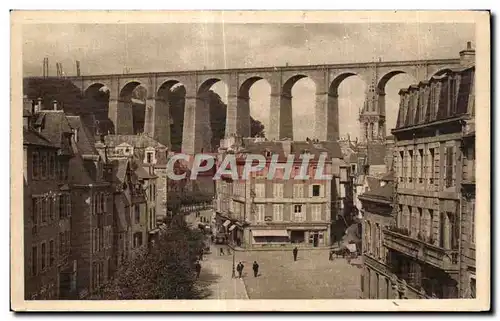 Cartes postales Morlaix Rue D Aiguillon et Place de Viarmes