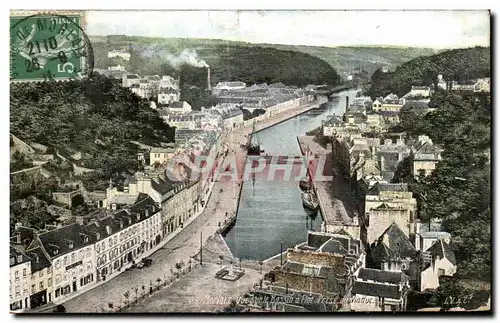 Ansichtskarte AK Morlaix Vue sur le bassin a flot prise le viaduc