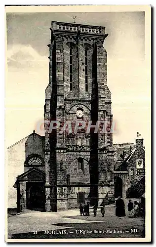 Cartes postales Morlaix L Eglise Saint Mathieu