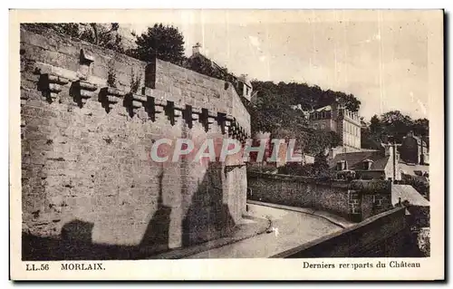 Cartes postales Morlaix Derniers remparts du Chateau